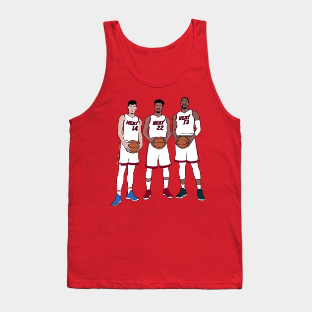 the big 3 of miami Tank Top by rsclvisual